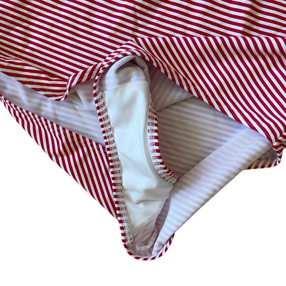 Sea Level Positano Stripe Square Neck One Piece Swimsuit Size 8 - Picture 5 of 7